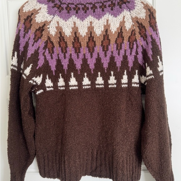 AE Fair Isle Mock Neck Sweater NWT  Size XS $50 - Picture 3 of 9